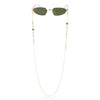 Aventurine | Aqua | Brass Eyewear Chain
