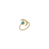 Crescent Moon Ring (Gold)