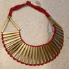 Spun Gold Collar Necklace
