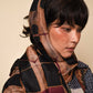 Habutai Silk Scarf - Black | Maroon