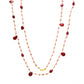 Teardrop Ruby Necklace