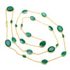 Green Onyx Long Necklace