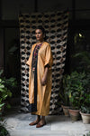Linen Silk Lounger - Gold Ochre