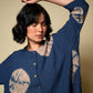 Bandhni Linen Artist Dress