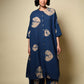 Bandhni Linen Artist Dress