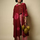 Bandhni Linen Artist Dress