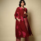 Bandhni Linen Artist Dress