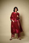 Bandhni Linen Artist Dress