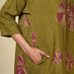 Bandhni Linen Artist Dress