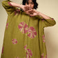 Bandhni Linen Artist Dress