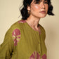 Bandhni Linen Artist Dress