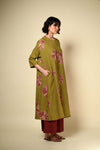 Bandhni Linen Artist Dress