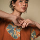 Bandhni Linen Artist Dress