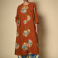 Bandhni Linen Artist Dress