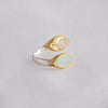 Lemon Quartz | Aqua Chalcedony Ring