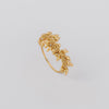 Beaded Gold Ring