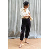 Barrel Fit Pants - Black