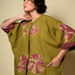 Bandhni Linen Bindi Shirt