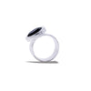 Black Onyx Ring - Silver