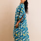 Block Print Cotton Dune Robe