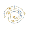 Blue Topaz | Citrine Long Necklace