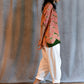 Silk Box Top - Coral