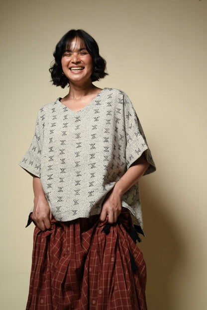 Kantha Cotton Box Top