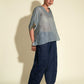Linen Box Top Slate Blue | Gold