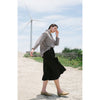 Classic Black Organic Cotton Skirt