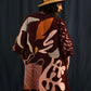 Kashmiri Crewel Poncho - Burgundy