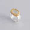 Lemon Quartz Ring