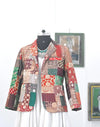 Sangam Patchwork Brocade Blazer