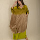 Ombre Silk Satin Split Kaftan