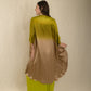 Ombre Silk Satin Split Kaftan