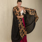 Itajime Silk Dune Robe - Eclipse