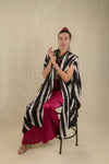Itajime Silk Dune Robe - Latitude