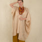 Nakshi Kantha Dune Robe - Ivory