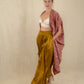 Nakshi Kantha Dune Robe - Rust Floral