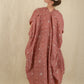 Nakshi Kantha Dune Robe - Rust Floral