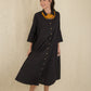 Eri Silk Artist Dress - Black