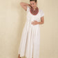 Astra - White Cotton Dress