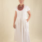 Astra - White Cotton Dress