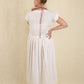 Astra - White Cotton Dress