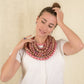 Iris Necklace - Upcycled Silk Beads