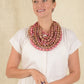 Iris Necklace - Upcycled Silk Beads