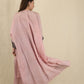 Linen Silk Lounger - Pink