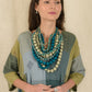 Iris Necklace - Upcycled Silk Beads