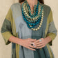 Iris Necklace - Upcycled Silk Beads