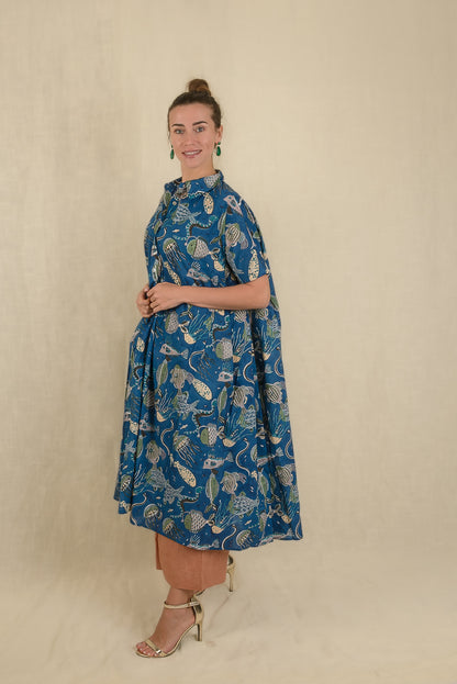 Samudree Artist Block Print Dress