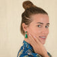 Green Onyx Drop Earrings